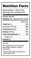 Hickory Flavor Snack Sticks - 20 count