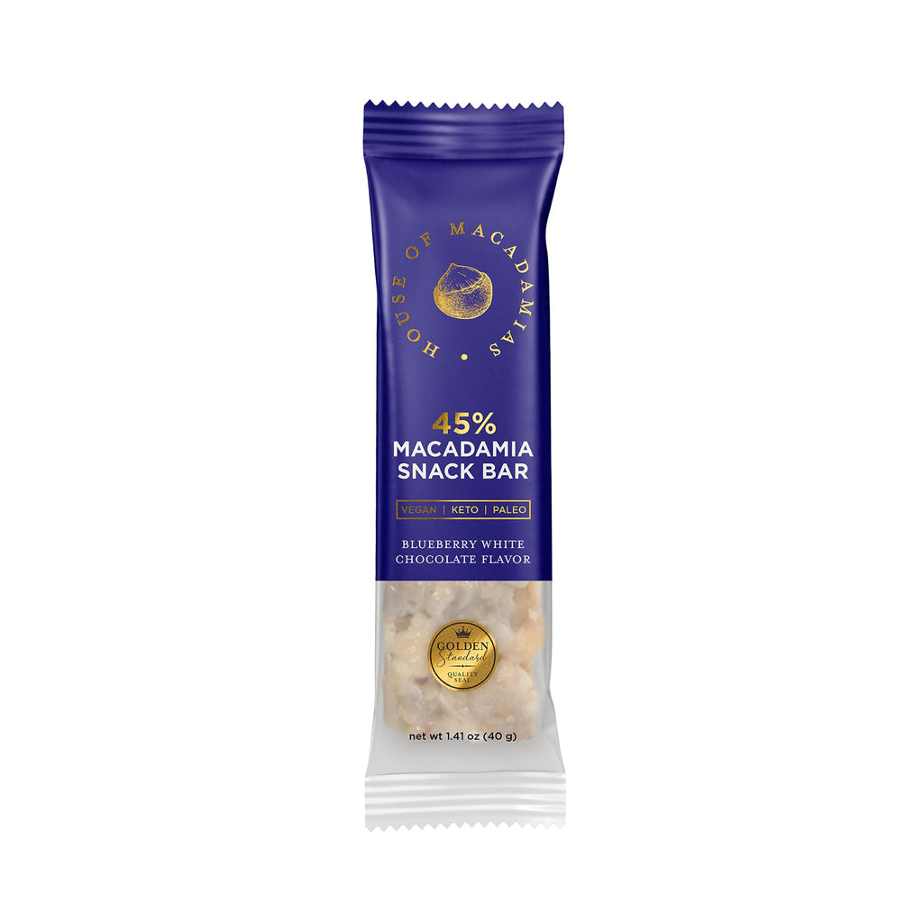 Blueberry White Chocolate Macadamia Nut Snack Bar (12 Bars)