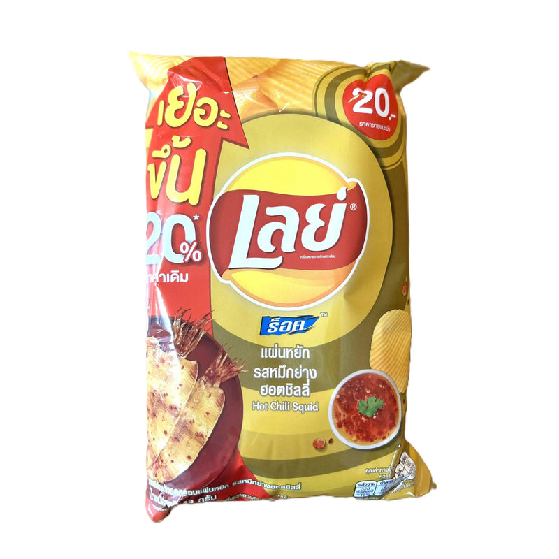 Lay's Hot Chili Squid Chips – Spicy & Savory 48G (Thailand)