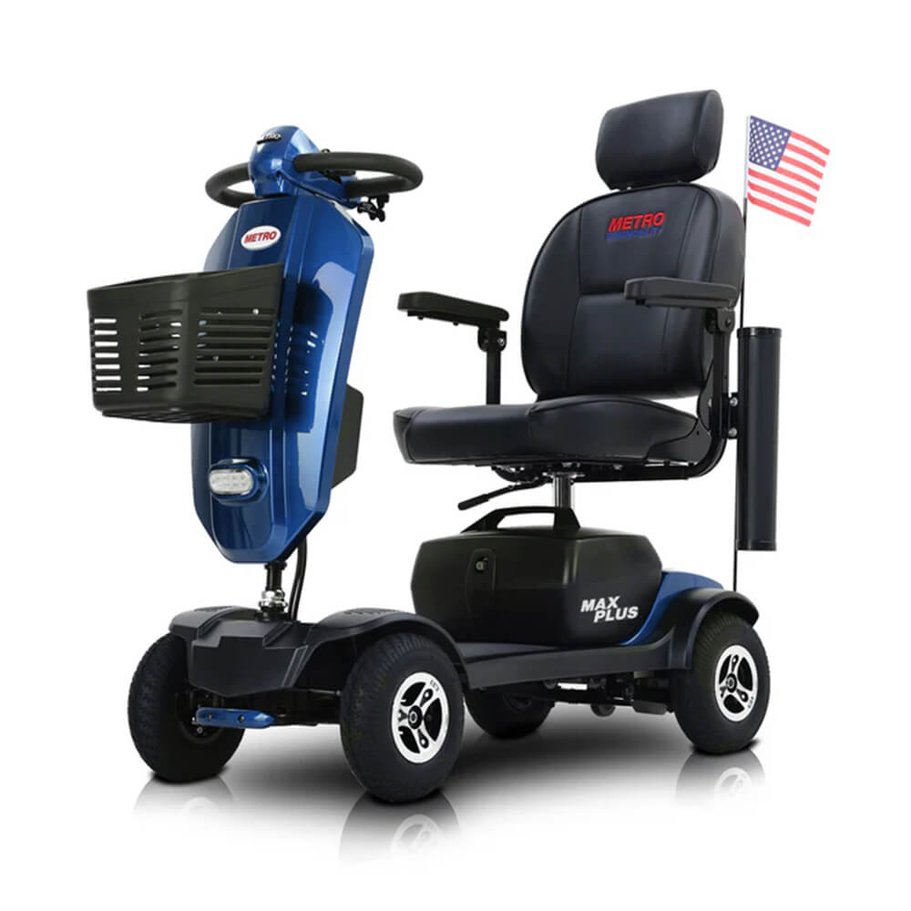 Metro Mobility Max Plus 24V/20AH Heavy Duty Electric Drive Mobility Scooter, 300LBS (93164752)