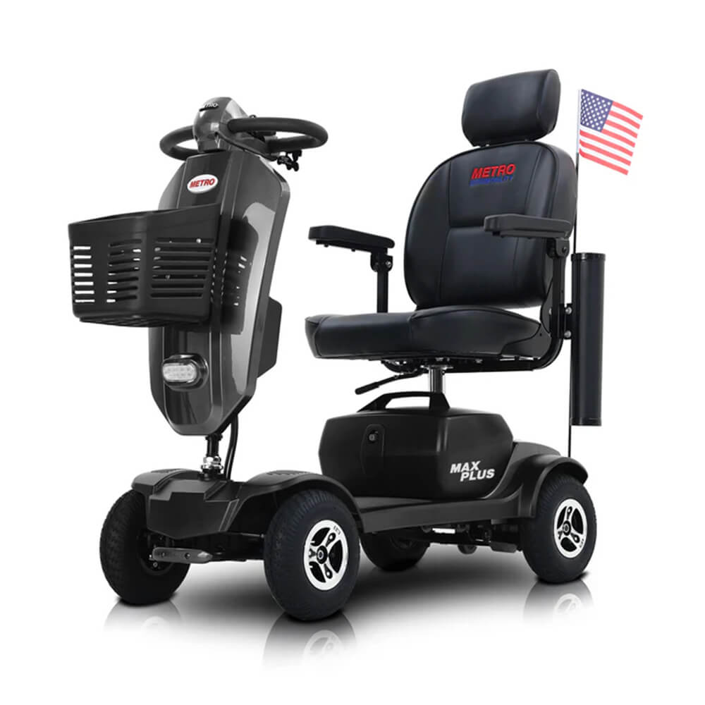 Metro Mobility Max Plus 24V/20AH Heavy Duty Electric Drive Mobility Scooter, 300LBS (93164752)