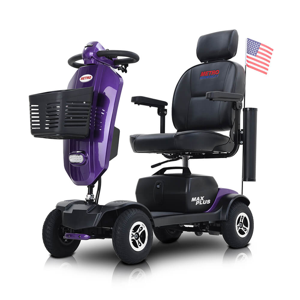 Metro Mobility Max Plus 24V/20AH Heavy Duty Electric Drive Mobility Scooter, 300LBS (93164752)