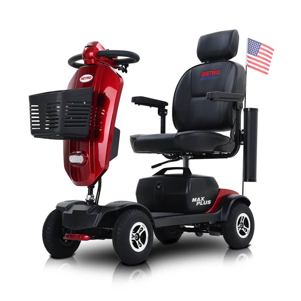 Metro Mobility Max Plus 24V/20AH Heavy Duty Electric Drive Mobility Scooter, 300LBS (93164752)