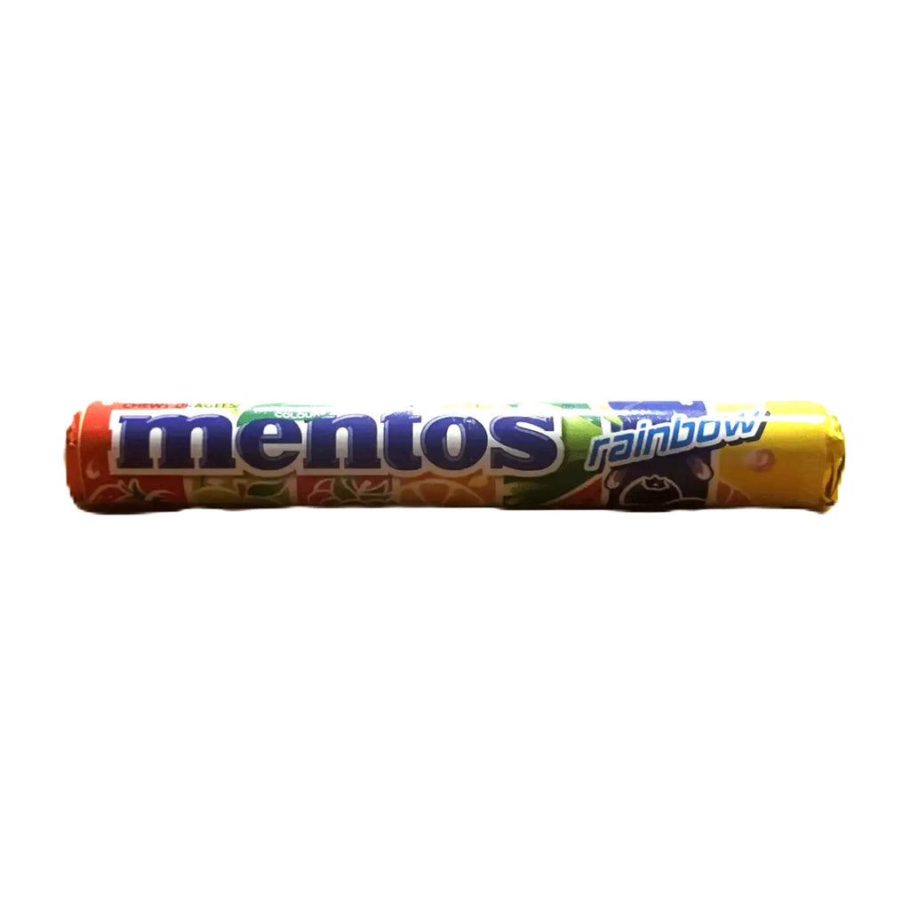 Mentos Rainbow – Assorted Fruit Chewy Candies Roll 38g (Finland)