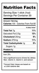 Pepperoni Flavor Snack Sticks - 20 count