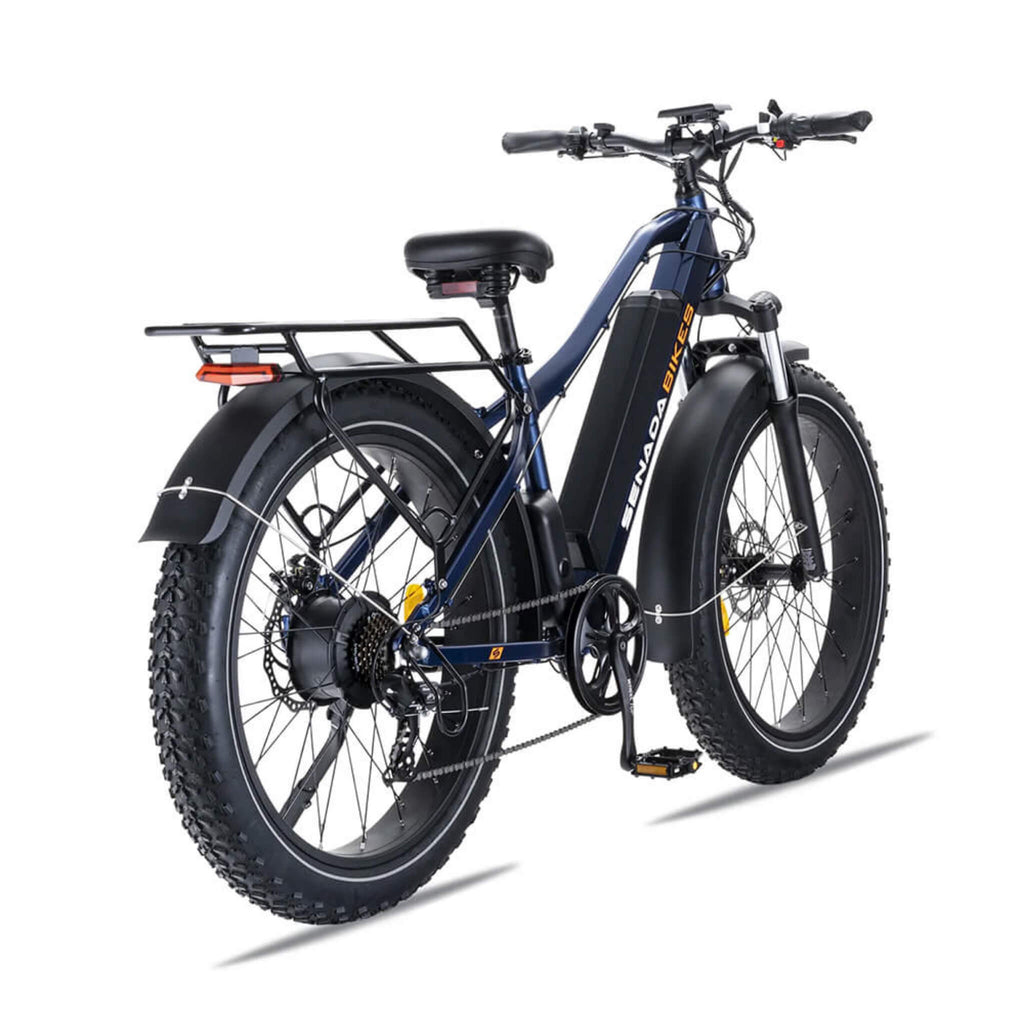 SENADA SABER PLUS 48V/21AH 1000W Electric All-Terrain Fat Tire Bike (SAK82547) - Back Right View