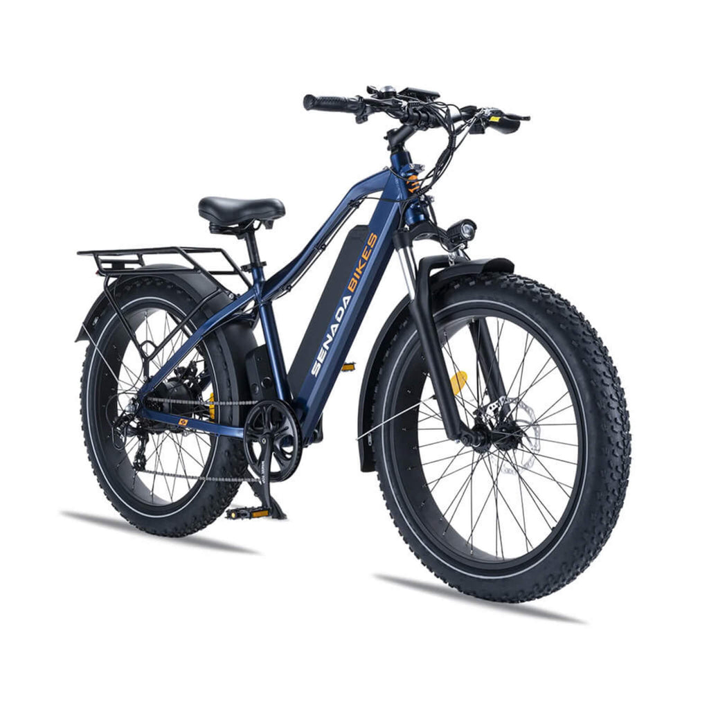 SENADA SABER PLUS 48V/21AH 1000W Electric All-Terrain Fat Tire Bike (SAK82547) - Blue Right View