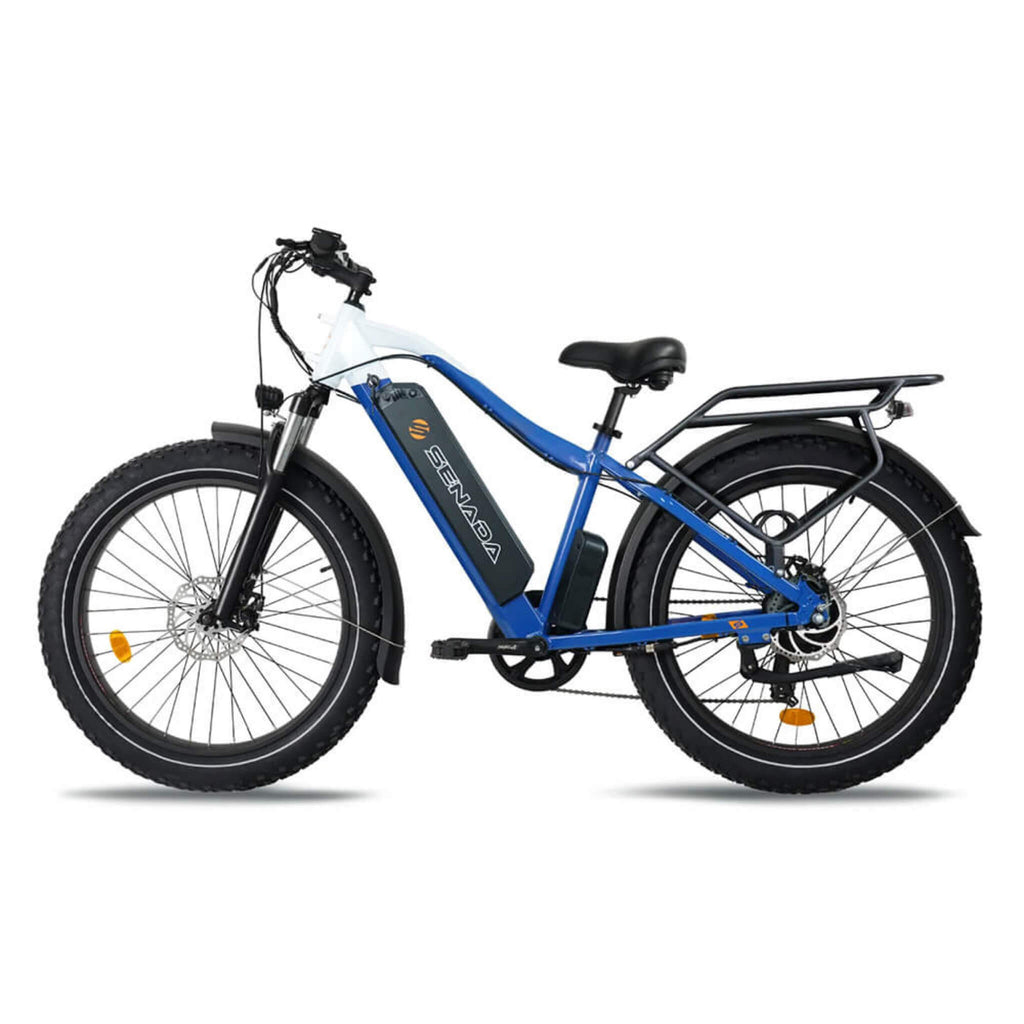 SENADA SABER PLUS 48V/21AH 1000W Electric All-Terrain Fat Tire Bike (SAK82547) - Blue Left View