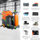 SMX 22 Inch Heavy Duty Electric Industrial Ride-On Floor Scrubber With Dual Tanks (SAK48153)