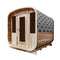 ALEKO 4-Person Outdoor Rustic Cedar Square Sauna With 4.5KW UL Certified Electric Heater (SAK38792)