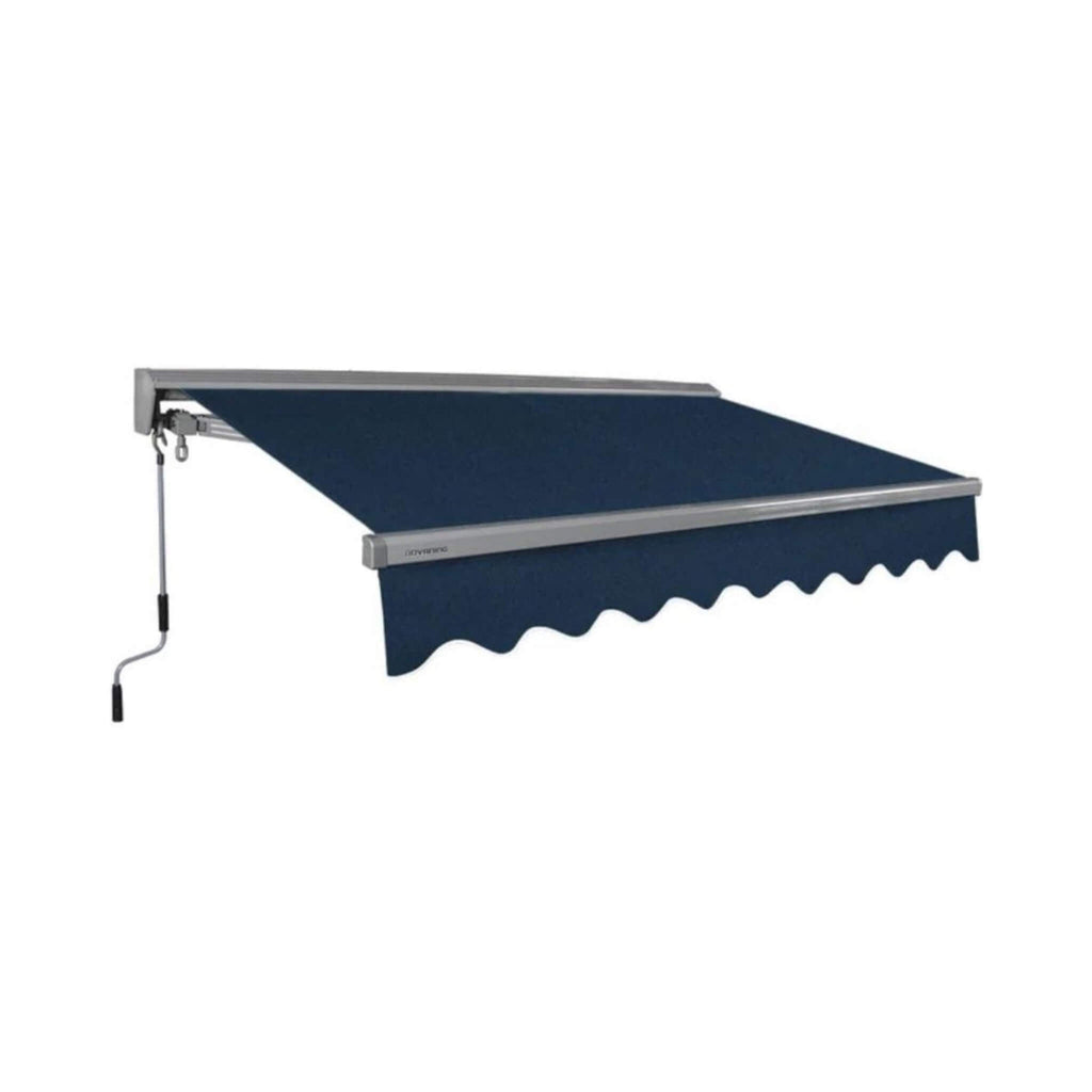 Advaning Classic Series Fully-Assembled Retractable Sun Shade Canopy Awning (SAK92851) - Saksby Wholesale - Navy Front Right View 