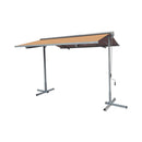 Advaning FS Series Freestanding Dual-Deploying Manual Retractable Awning [FS1110/1410] (SAK62975) - Saksby Wholesale - Canvas Umber Color