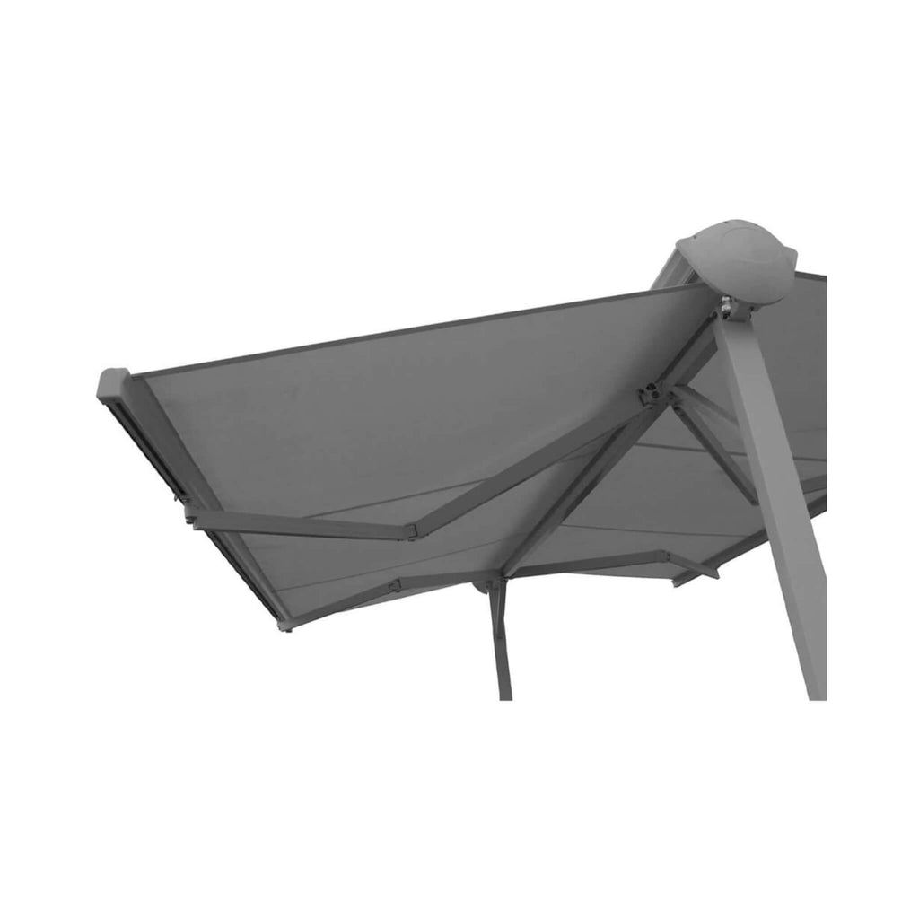 Advaning FS Series Freestanding Dual-Deploying Manual Retractable Awning [FS1110/1410] (SAK62975) - Saksby Wholesale - Gray Side View Fs1110 