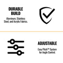 Advaning GA Series Clear Construction-Grade Tempered Glass Awning With Single Clamp (DA5535-DA6339) (SAK92613) - Saksby Wholesale - Features View