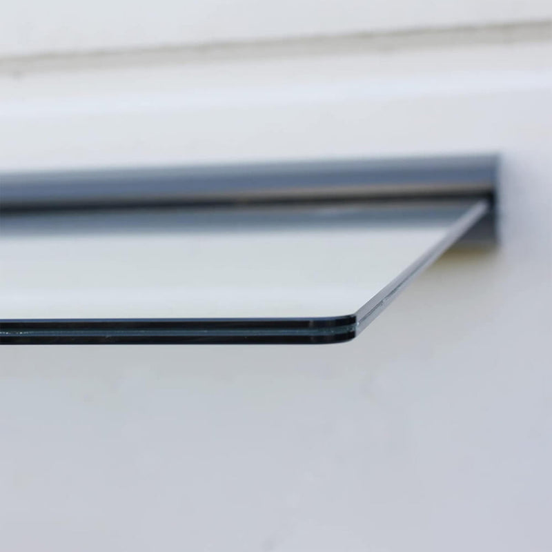 Advaning GA Series Clear Construction-Grade Tempered Glass Awning With Single Clamp (DA5535-DA6339) (SAK92613) - Saksby Wholesale - Glass Edge View