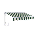 Advaning Luxury Series Fully-Assembled Retractable Sun Shade Canopy Awning (SAK31549) - Saksby Wholesale - Garden Green With Remote