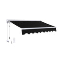 Advaning Luxury Series Fully-Assembled Retractable Sun Shade Canopy Awning (SAK31549) - Saksby Wholesale - Black With Remote