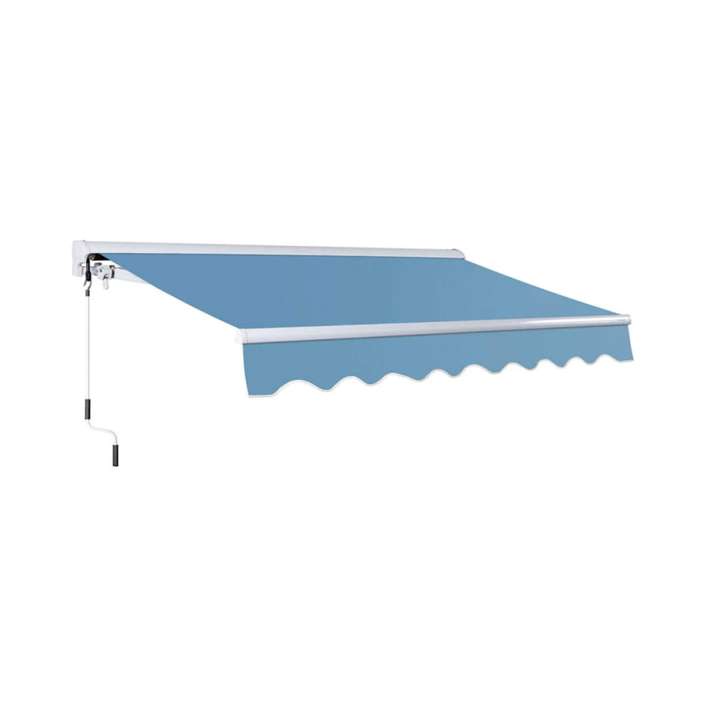 Advaning Luxury Series Fully-Assembled Retractable Sun Shade Canopy Awning (SAK31549) - Saksby Wholesale - Cerulean