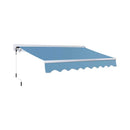Advaning Luxury Series Fully-Assembled Retractable Sun Shade Canopy Awning (SAK31549) - Saksby Wholesale - Cerulean