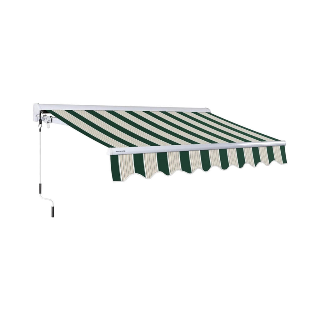 Advaning Luxury Series Fully-Assembled Retractable Sun Shade Canopy Awning (SAK31549) - Saksby Wholesale - Garden Green