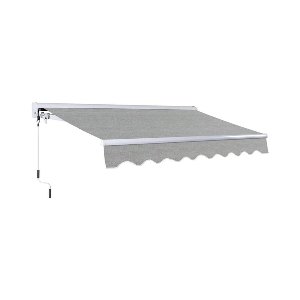 Advaning Luxury Series Fully-Assembled Retractable Sun Shade Canopy Awning (SAK31549) - Saksby Wholesale - Heather Gray