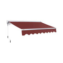Advaning Luxury Series Fully-Assembled Retractable Sun Shade Canopy Awning (SAK31549) - Saksby Wholesale - Terracotta