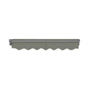 Advaning SG Series Manual Retractable Fully-Assembled Sun Shade Canopy Awning, Gray (MA1210-MA1410) (SAK53186) - Saksby Wholesale - Bracket Details
