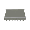 Advaning SG Series Manual Retractable Fully-Assembled Sun Shade Canopy Awning, Gray (MA1210-MA1410) (SAK53186) - Saksby Wholesale - Gray Color