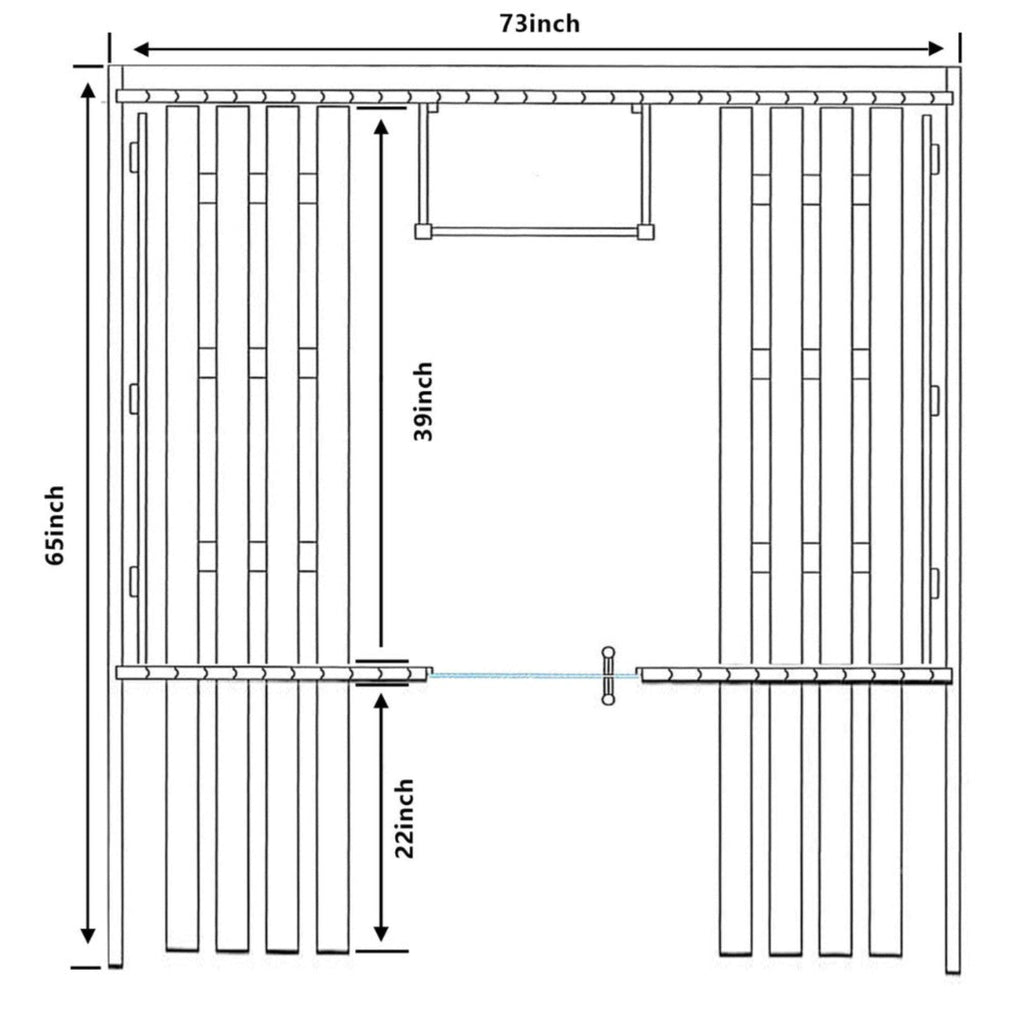 Aleko 4-Person Indoor Outdoor White Finland Pine Wet Dry Barrel Sauna With Bitumen Shingle Roofing & 4.5KW UL Certified KIP Harvia Heater [SB5PINECP-AP] (SAK82731) - Sasksby Wholesale - Diagram View