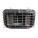 Aleko 4-Person Indoor Outdoor White Finland Pine Wet Dry Barrel Sauna With Bitumen Shingle Roofing & 4.5KW UL Certified KIP Harvia Heater [SB5PINECP-AP] (SAK82731) - Sasksby Wholesale - Heater Top View