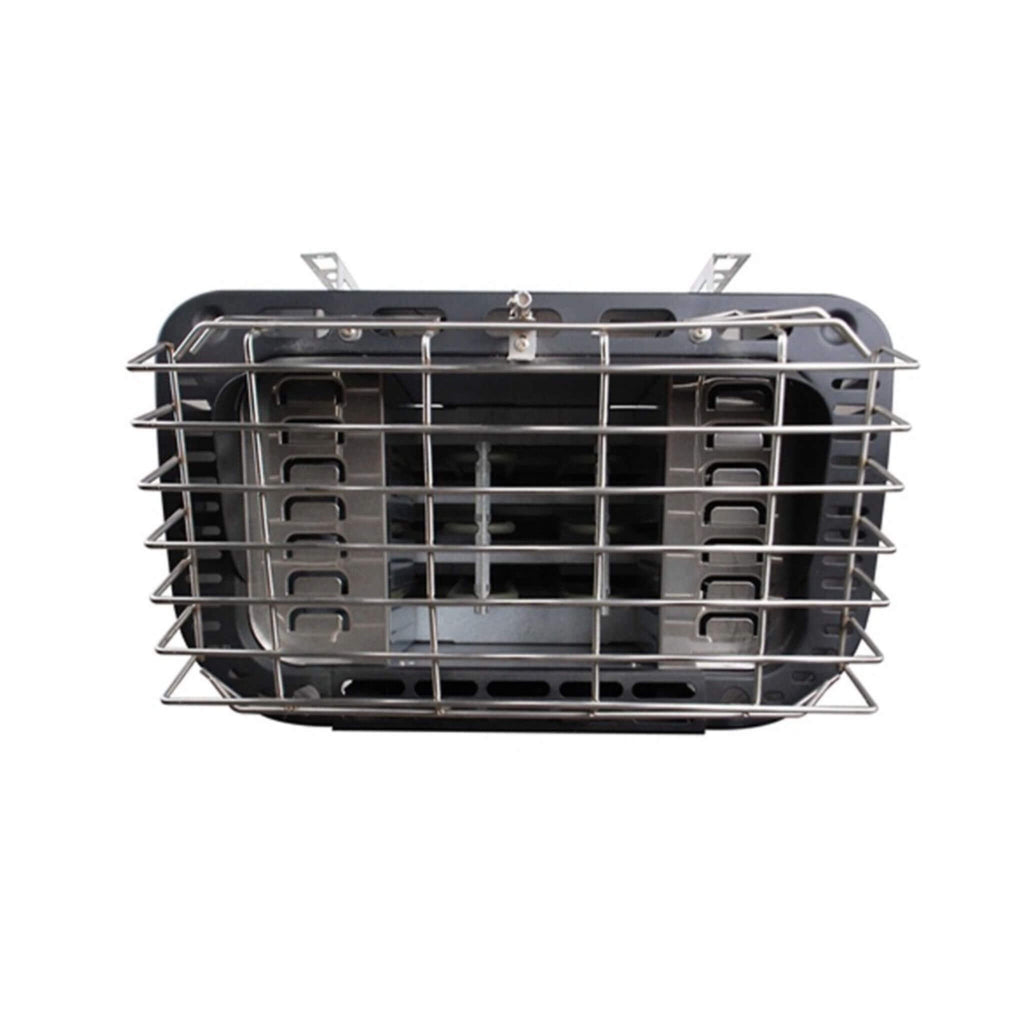 Aleko 4-Person Outdoor Rustic Cedar Barrel Steam Sauna With 4.5KW Harvia KIP Heater And Tempered Glass Door [SB4CED-AP] (SAK39482) - Saksby Wholesale - Bottom View