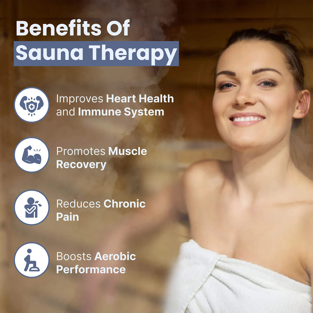 Aleko 4-Person Outdoor Rustic Cedar Square Sauna SAK38792 Saksby - Benefits of Sauna Therapy