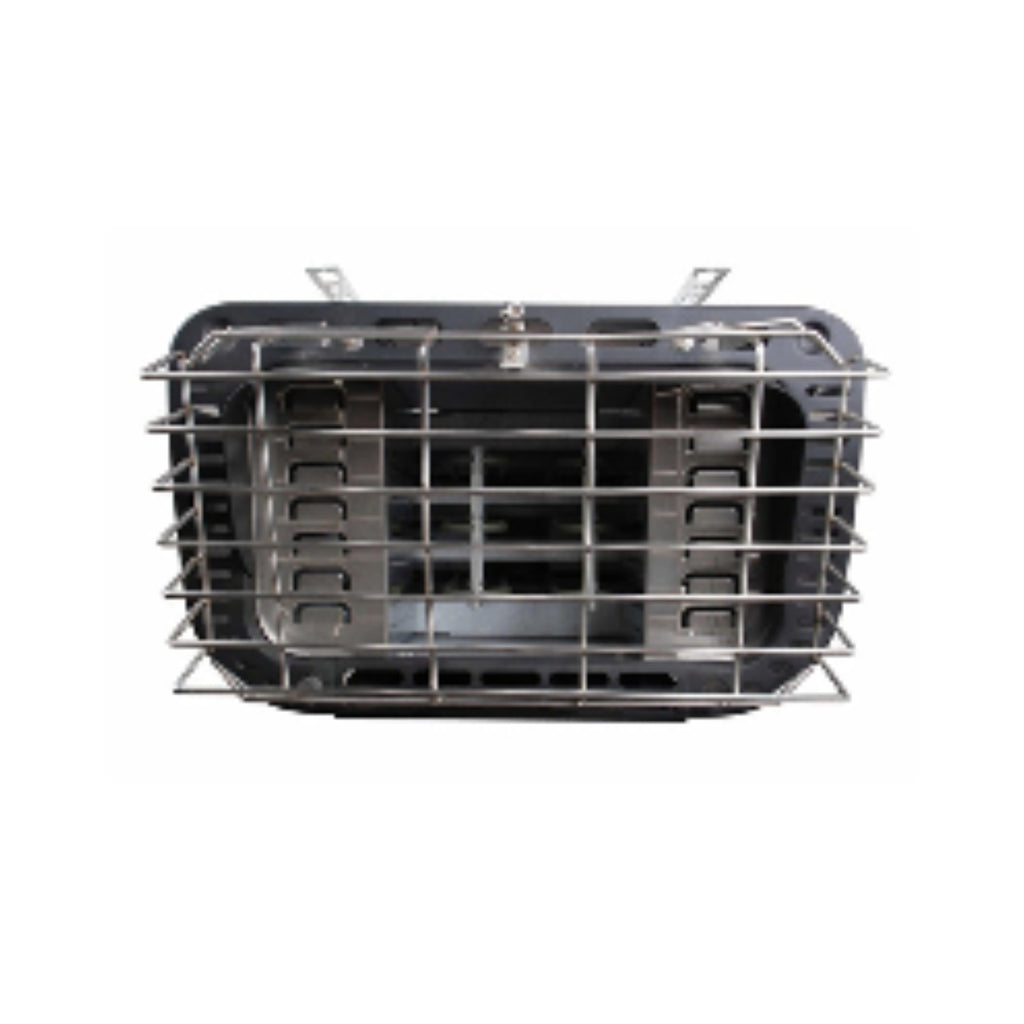 Aleko 4-Person Outdoor Rustic Cedar Square Sauna With 4.5KW UL Certified Electric Heater [SRCE4HULL-AP] (SAK38792) - Saksby Wholesale - Bottom View