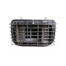 Aleko 4-Person Outdoor Rustic Cedar Square Sauna With 4.5KW UL Certified Electric Heater [SRCE4HULL-AP] (SAK38792) - Saksby Wholesale - Bottom View