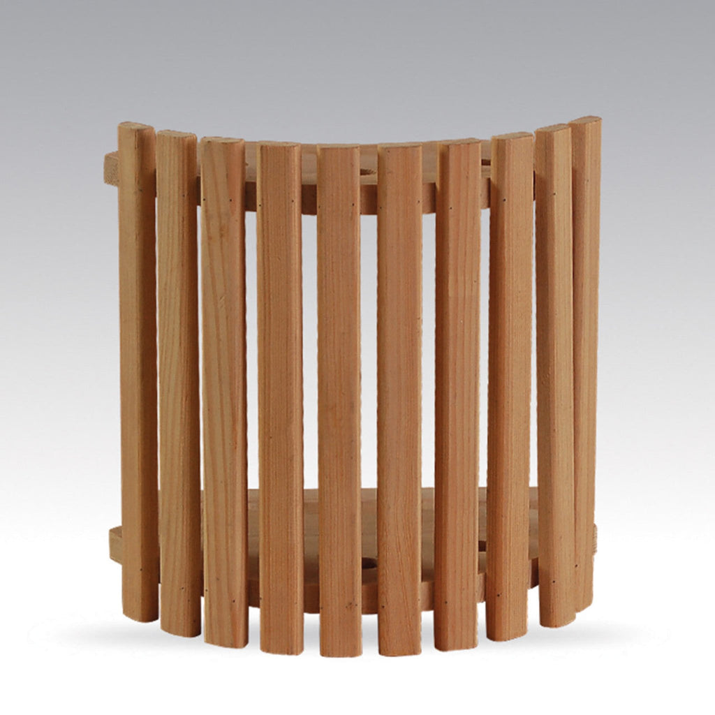 Aleko 8-Person Canadian Hemlock Wet Dry Outdoor Sauna With Asphalt Roof (SAK38275) - Saksby Wholesale - Wooden Rack View