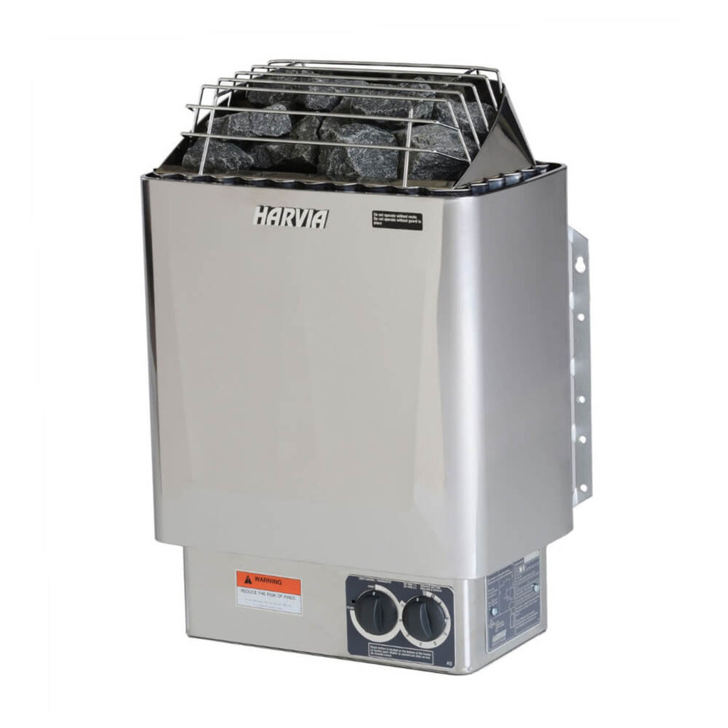 Aleko 8-Person Indoor Outdoor White Finland Pine Wet Dry Barrel Sauna With 8KW UL Certified KIP Harvia Heater [SB8PINECP-AP] (SAK64523) - Saksby Wholesale -Harvia Heater