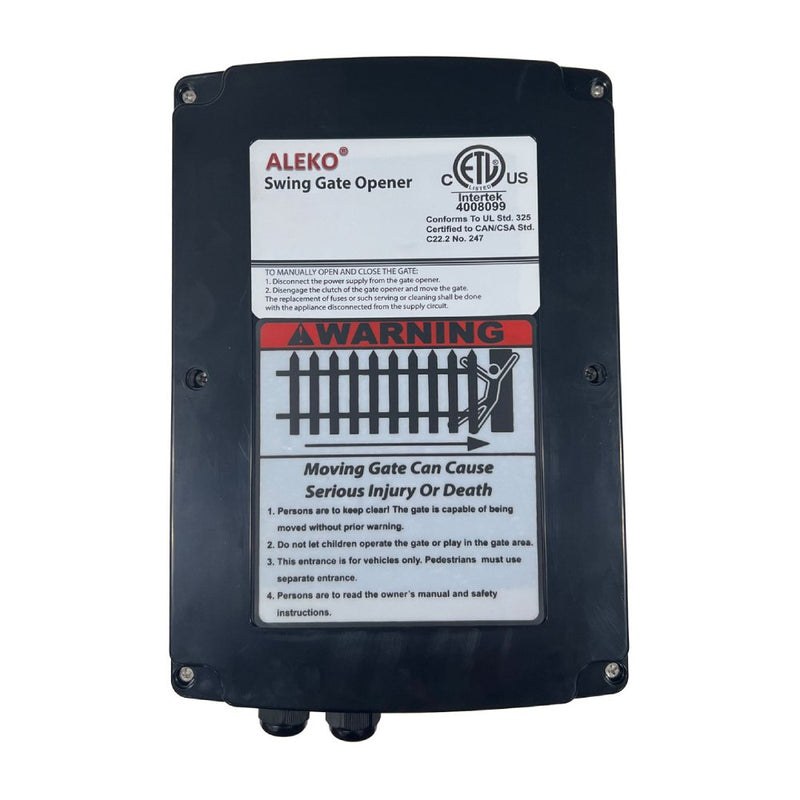 ALEKO Dual Swing Gate Operator Back Up Kit ACC2 [GG1300U/AS1300U AC/DC] (SAK73564)-SAKSBY