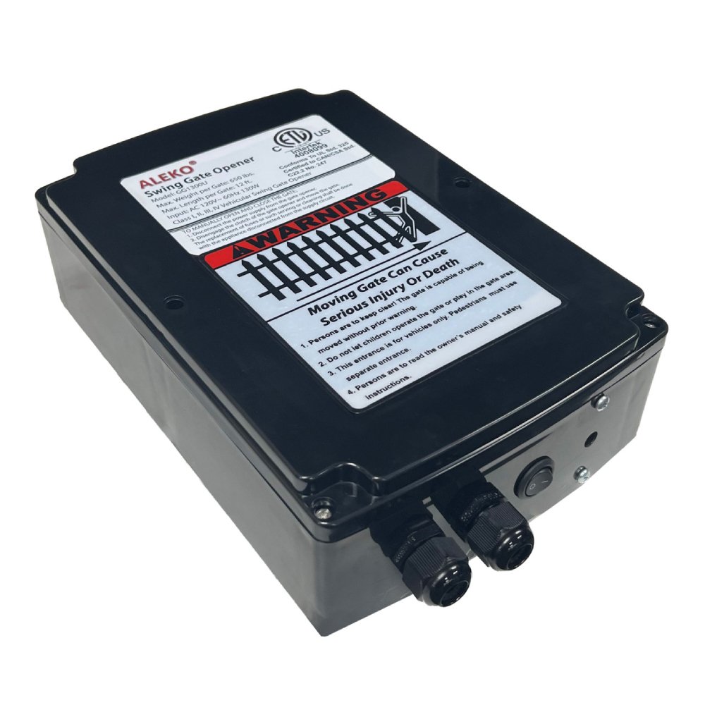 ALEKO Dual Swing Gate Operator Back Up Kit ACC2 [GG900/AS900 AC/DC] (SAK38529)-SAKSBY