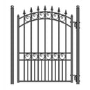 ALEKO LONDON Style Steel Pedestrian Gate, 5FT (SAK57039)-SAKSBY