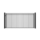 [12-18FT] Aleko Madrid Style Heavy-Duty Galvanized Steel Single Swing Driveway Gate (SAK53219) - Saskby Wholesale - Front View