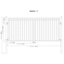  ALEKO MADRID Style Steel Dual Swing Driveway Gate (SAK38546)-SAKSBY