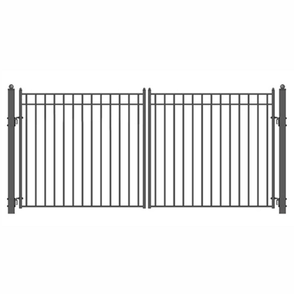  ALEKO MADRID Style Steel Dual Swing Driveway Gate (SAK38546)-SAKSBY