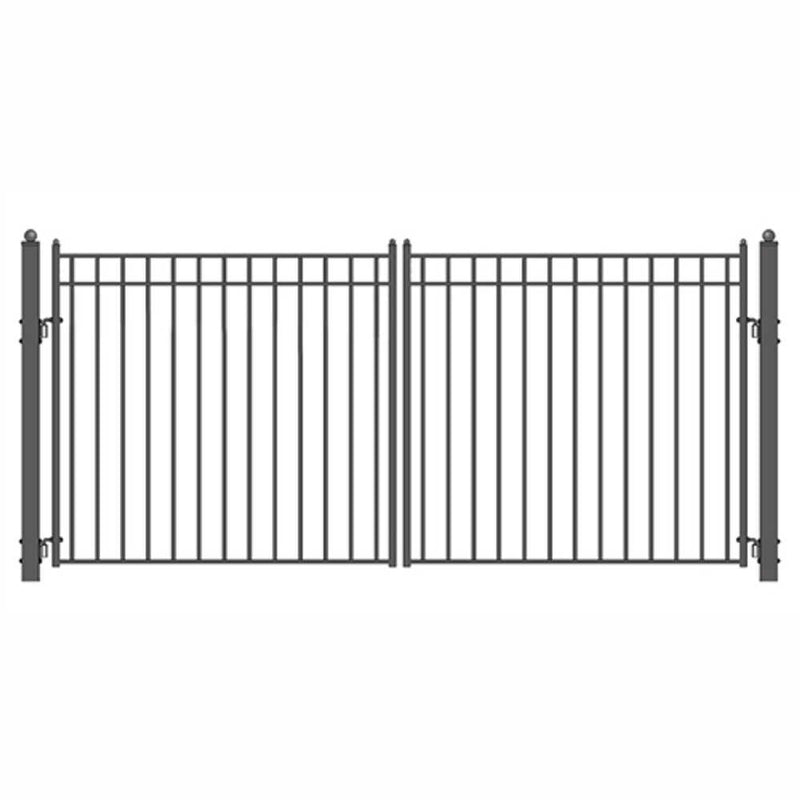  ALEKO MADRID Style Steel Dual Swing Driveway Gate (SAK38546)-SAKSBY