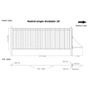 ALEKO Madrid Style Steel Sliding Driveway Gate (SAK23857)-SASKBY