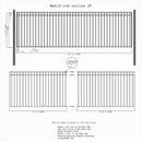 ALEKO Madrid Style Steel Sliding Driveway Gate (SAK23857)-SASKBY