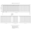 ALEKO Madrid Style Steel Sliding Driveway Gate (SAK23857)-SASKBY