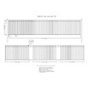 ALEKO Madrid Style Steel Sliding Driveway Gate (SAK23857)-SASKBY