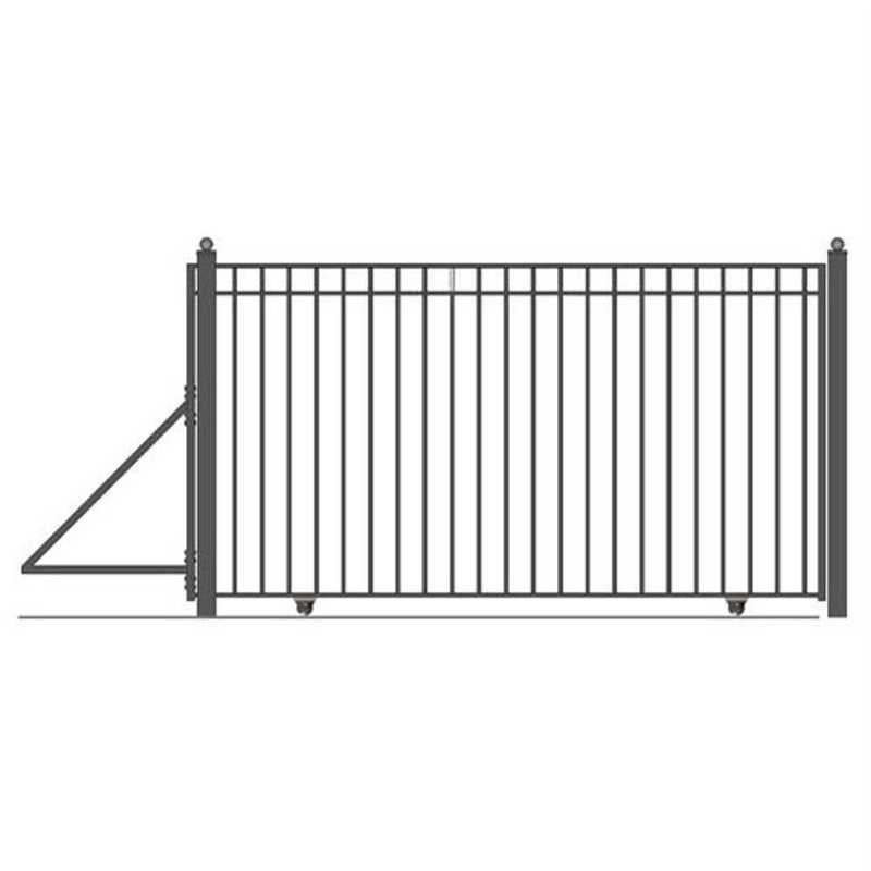 ALEKO Madrid Style Steel Sliding Driveway Gate (SAK23857)-SASKBY