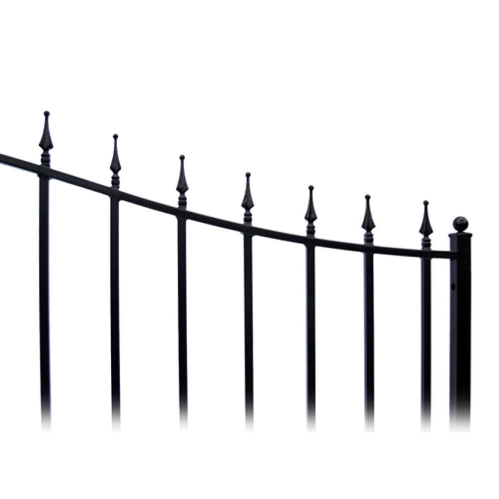 ALEKO Munich Style Steel Single Swing Driveway Gate (SAK82467)-SAK