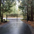 ALEKO PARIS Style Steel Dual Swing Driveway Gate (SAK97031)-SAKSBY